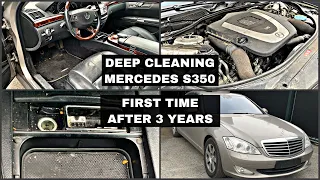 Mercedes S350 - DEEP CLEANING FIRST TIME AFTER 3 years