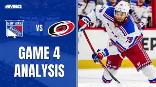 Hurricanes First Power Play Goal Of Series Hands Rangers First Loss Of The Postseason