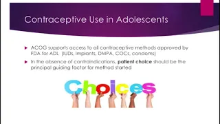 2018: Adolescent Sexual Health