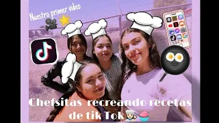 NUESTRO PRIMER VIDEO: Chefsitas recreando recetas de Tik Tok👩🏻‍🍳🧁🎥🌟