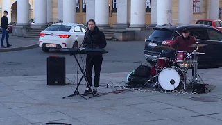 Rag'n'Bone Man - Human  (cover performed by street musicians from St. Petersburg).