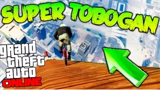 SUPER TOBOGAN GIGANTE!! NO TE RINDAS NUNCA!! GTA 5 ONLINE SUPER SALTO Makiman