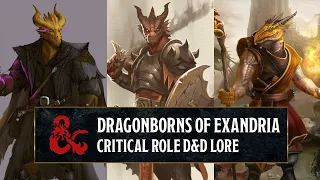 What are Dragonborns in D&D | Critical Role Exandria Lore
