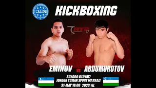 ATFC 17: Давлат Абдумуротов vs Фахриддин Эминов - полный бой|Кикбоксинг