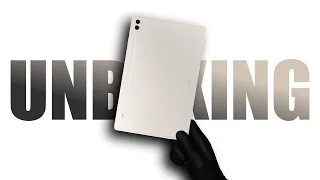 Samsung Galaxy Tab S9 Plus w/ Slim Keyboard Cover - ASMR Unboxing