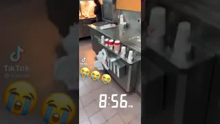 Kid working at mcdonalds 🤣