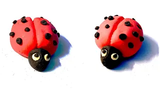 Miniature Lady BugCaterpillar Earthworm | Play Dough Bugs |Simple Tutorial