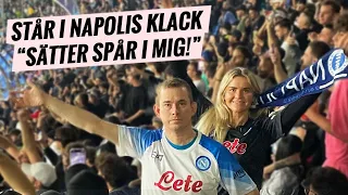 Ser CL-match på mäktiga Maradona Stadium i Neapel