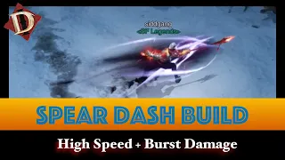 Blood Knight spear dash farm build | Diablo Immortal