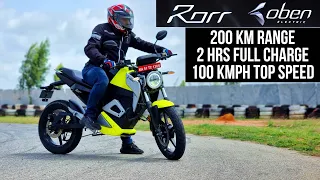 200 km Range, Full Charge in Just 2 hrs Oben Rorr The Electric Bike We've Been Waiting For is Here!