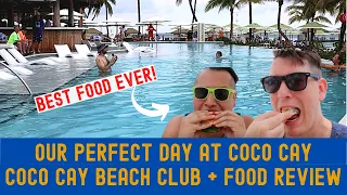 Perfect Day at Coco Cay 2022 | Royal Caribbean Coco Beach Food Review | Is It Worth the Price?