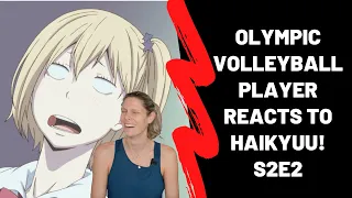 Olympic Volleyball Player Reacts to Haikyuu!! S2E2: "Direct Sunlight"
