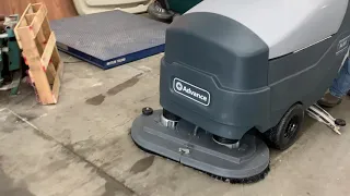 Advance 34RST Walk Behind Floor Scrubber Cleaning Floors