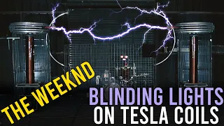 Tesla Coil Music: The Weeknd's Blinding Lights