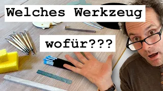 Töpferwerkzeuge - was wird wann und wie verwendet