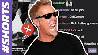 Napster's Revenge: Metallica MUTED on Twitch Over DMCA Fears #shorts