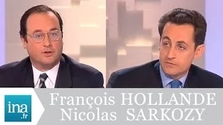 Débat Francois Hollande et Nicolas Sarkozy (Mots croisés 1998) - Archive vidéo INA