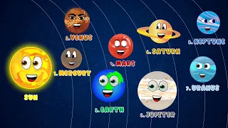 The Planet Song | Space Explained| Top 10 - 8 Planets Solar System