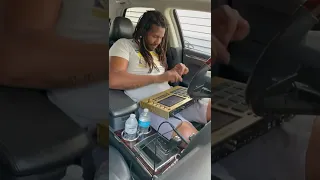 @thegodcloud live car test finger drumming with Akai MPC live 2