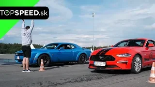 Ford Mustang GT 5.0 V8 proti Dodge Challenger R/T 6.4 V8 porovnanie - TOPSPEED.sk