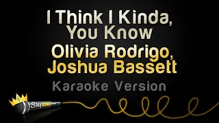 Joshua Bassett, Olivia Rodrigo - I Think I Kinda, You Know (Karaoke Version)