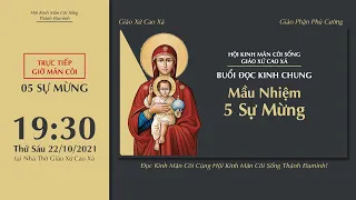 🔴 Đọc Kinh Chung | 22/10/2021 | Tối Thứ Sáu Tuần XXIX Thường Niên