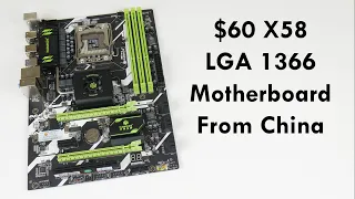 Brand New X58 LGA 1366 Motherboard with Triple Channel Memory from Aliexpress / China