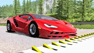 Spike Strip High Speed Crashes #44 – BeamNG Drive | CrashBoomPunk