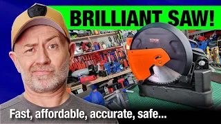 Best affordable DIY metal fabrication chop saw tested (Vevor 355mm) | Auto Expert John Cadogan