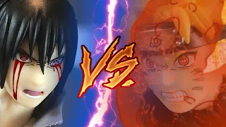 NARUTO VS SASUKE (Naruto Stop-Motion)