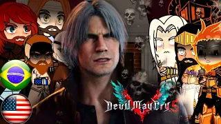 Greek and Norse gods reacting to Dante || Devil May Cry 5 || God of War - GACHA