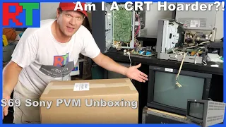 Am I a CRT Hoarder?  Buying MORE Cheap PVM CRTs on eBay & Fixing Them