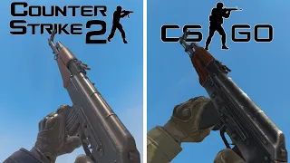 The Evolution of Counter Strike: A Physics Comparison Between CS2 and CSGO