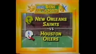 1981-11-22 New Orleans Saints vs Houston Oilers