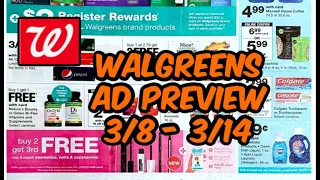 WALGREENS AD PREVIEW (3/8- 3/14) | SUPER-CHEAP ORAL CARE DEALS & DETERGENT!