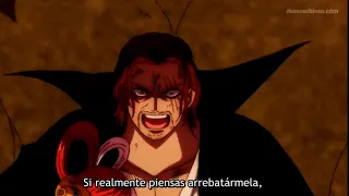 Shanks usa el Haki del Emperador y asusta a los Almirantes