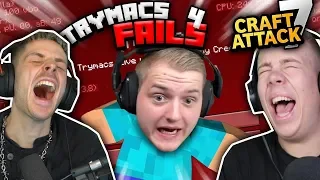 NICHT Lachen: TRYMACS Craft Attack MINECRAFT FAILS!!