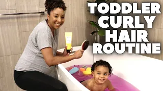 TODDLER Curly Hair Routine! | BiancaReneeToday