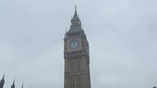 Big Ben Chimes 12 (First Midday Chime Since August 2017)