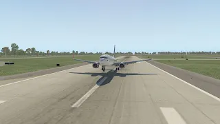 Посадка в Анталье на Boeing 737-800
