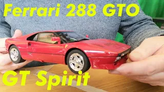 GT Spirit Ferrari 288 GTO 1/18 scale Model Car Unboxing and Review