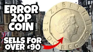 Error 20p coin found in change sells for over £90 Is one hiding in your wallet?