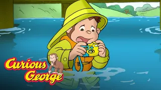 Fishing for Trash 🐵 Curious George 🐵Kids Cartoon 🐵 Kids Movies 🐵Videos for Kids