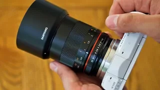 Samyang 85mm f/1.8 UMC CS lens review with samples