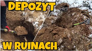 DEPOZYT W LEŚNYCH RUINACH !!! PONIEMIECKIE "SKARBY"