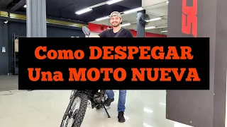 Como DESPEGAR una MOTO NUEVA!! NO SUFRAS por esto | Medina Motors