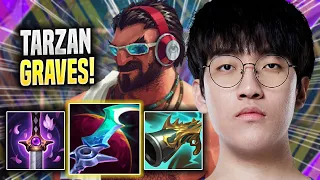 TARZAN IS A MONSTER WITH GRAVES! - LNG Tarzan Plays Graves JUNGLE vs Viego! | Season 2022