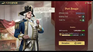 Sea of Conquest - How to increase prosperity of a port.