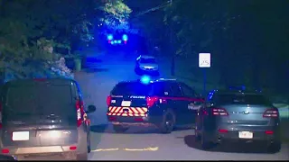 Police search for suspects after man shot, killed in front of Atlanta home