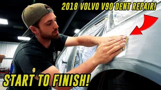 2018 Volov V90 **DENT REPAIR JOB!! (Start to Finish)💥